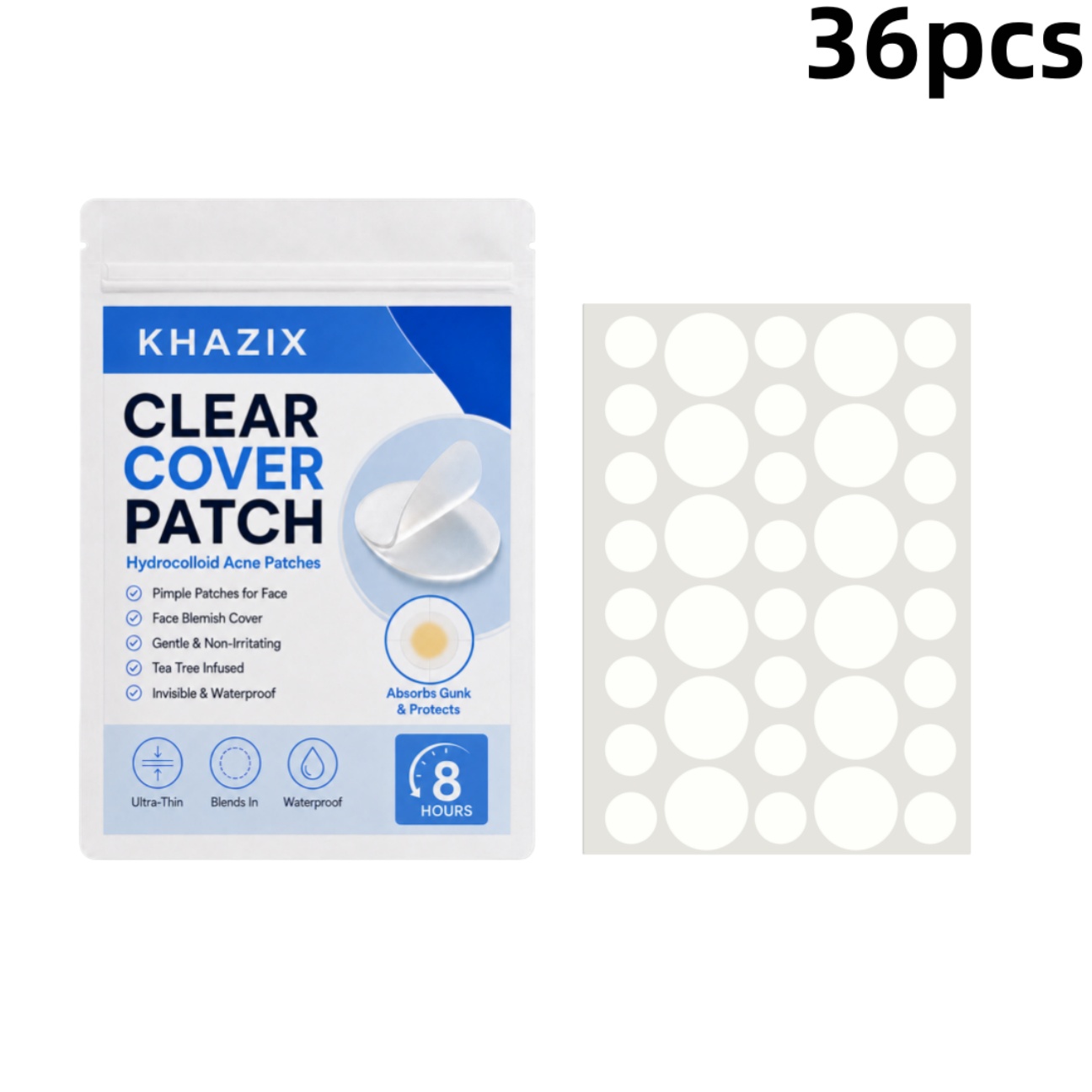 36pcs Transparent Pimple Patch - Hydrocolloid Acne Patch 评论和价格