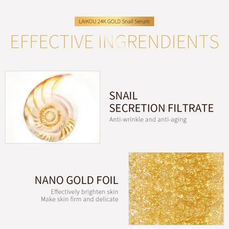 24k Gold Infused Snail Essence - Snail Mucin Essence 评论和价格