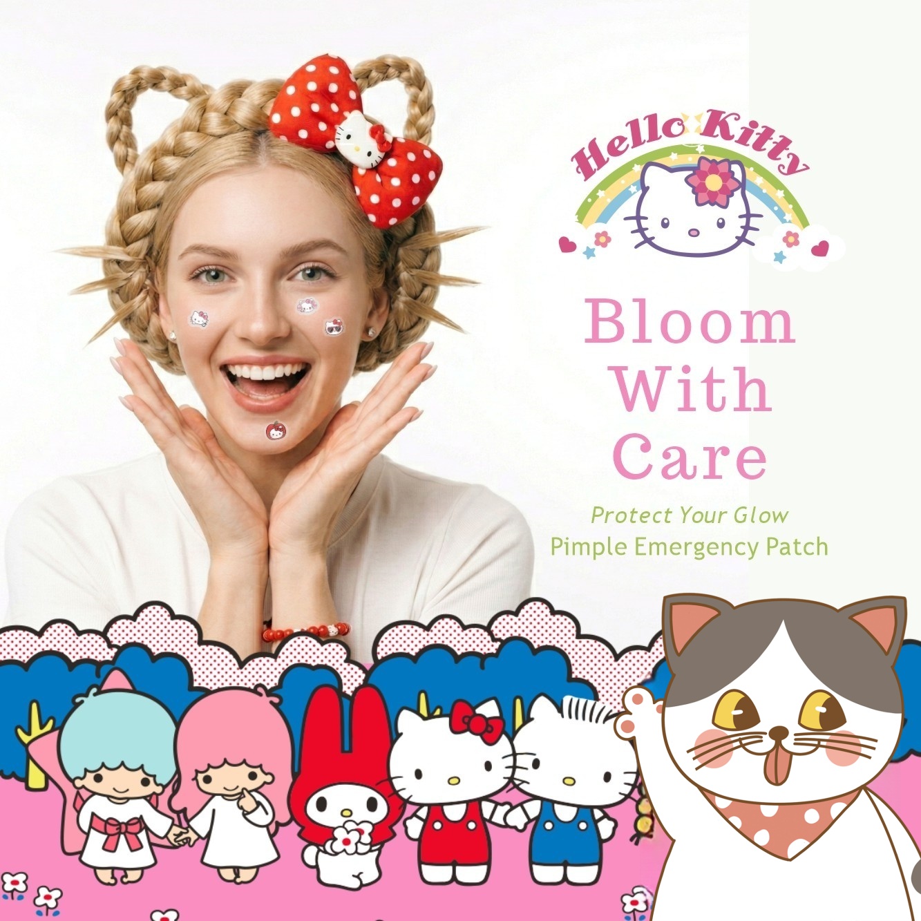25/125PCS Hello Kitty Blemish  - Hydrocolloid Acne Patch 评论和价格